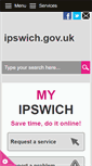 Mobile Screenshot of ipswich.gov.uk